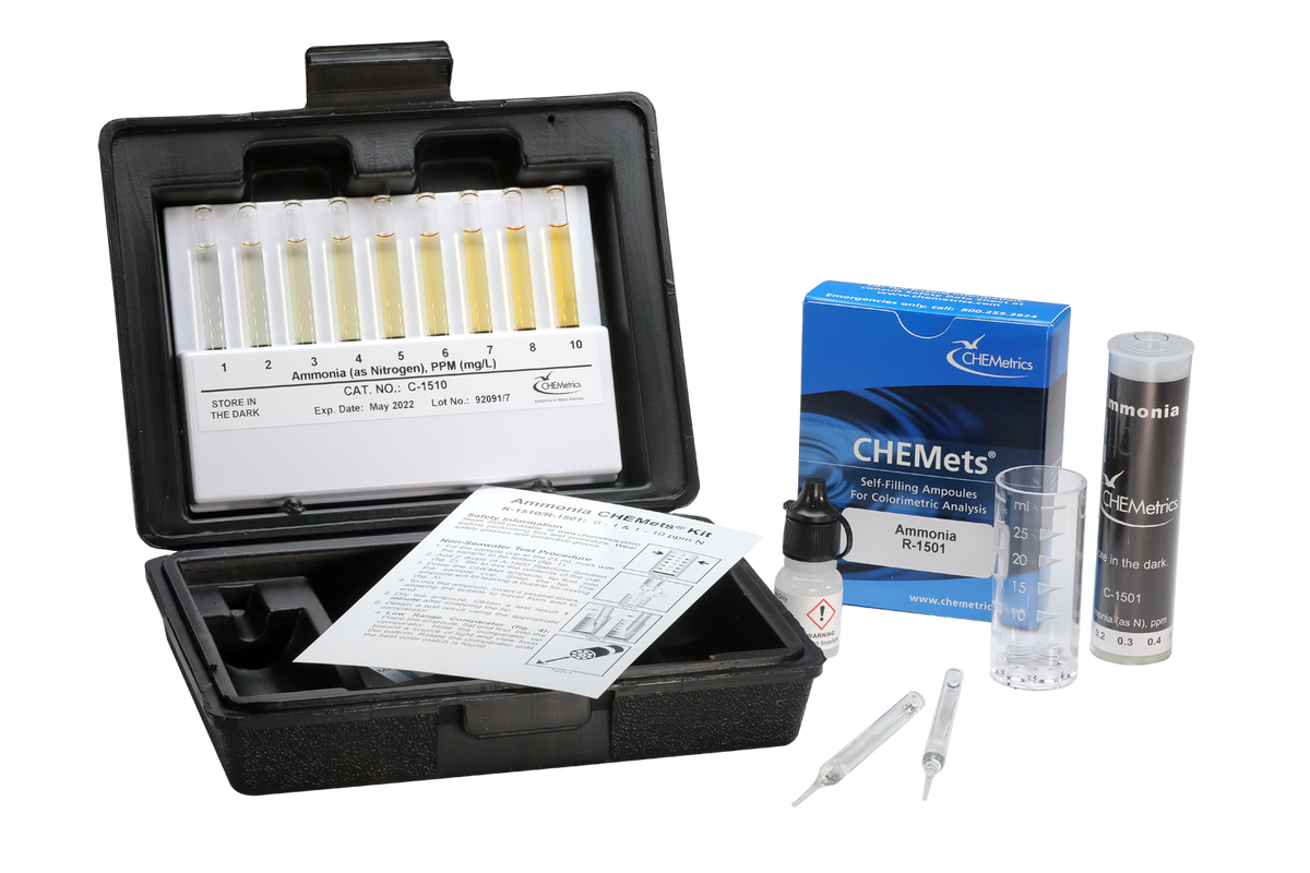 Ammonia Test Kit for Fresh Water Replacement Reagents (100 tests) -  HI38049-100