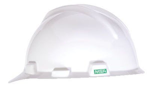 MSA Vgard Hard cap White w/ Ratchet Suspension Part# 475358