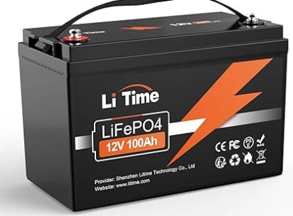 12V 100AH Lithium Battery w/ Charger Rental