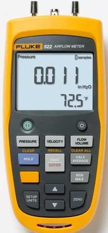 Fluke 922 Micromanometer 0.001" H2O Resolution Rental